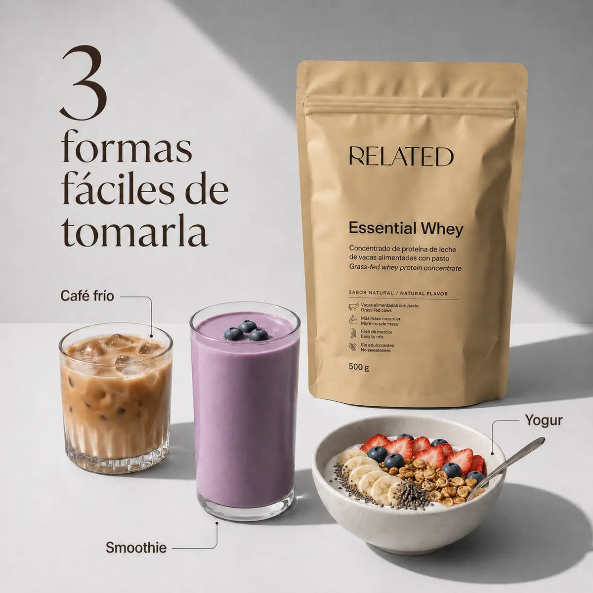 Essential whey 3 formas de tomarla