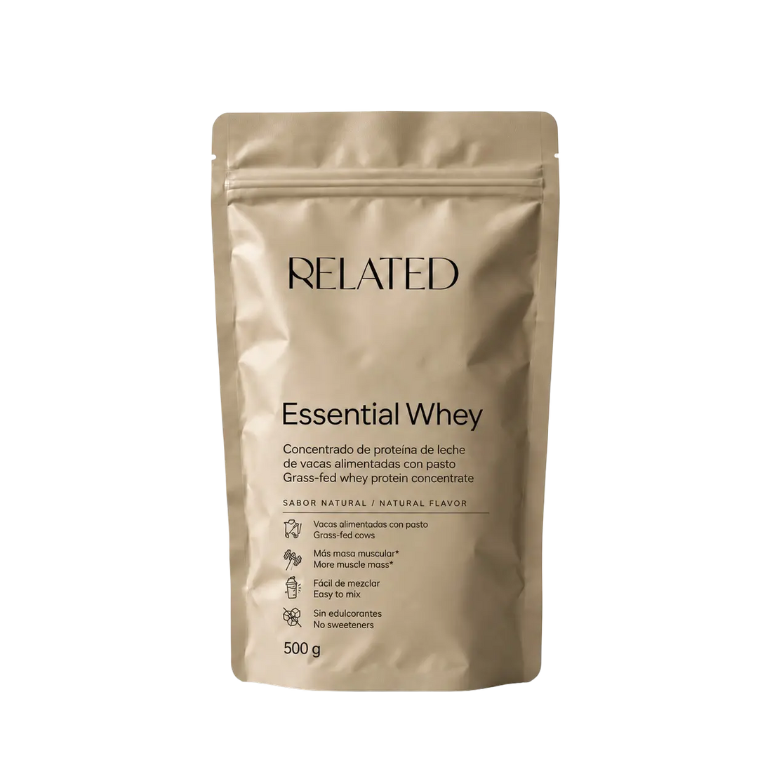 Essential Whey · Proteína whey de vacas de pasto